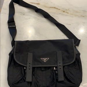 Black Prada Messenger Bag